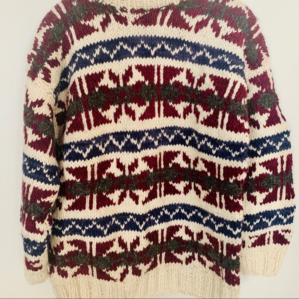Chucky sweater- 100% Wool and handmade